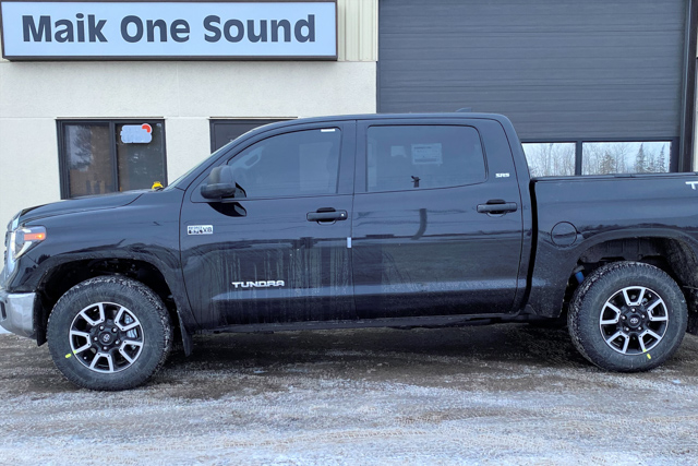Toyota 2020 Tundra with professional window tint in North Bay